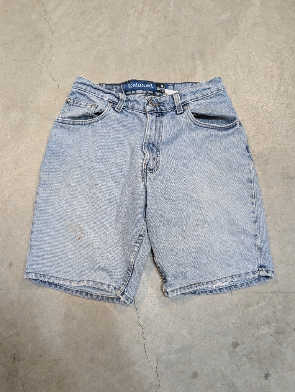 VTG 90s Levis Silvertab Jorts Stained Flaws USA Made Mens 30 (28x9)